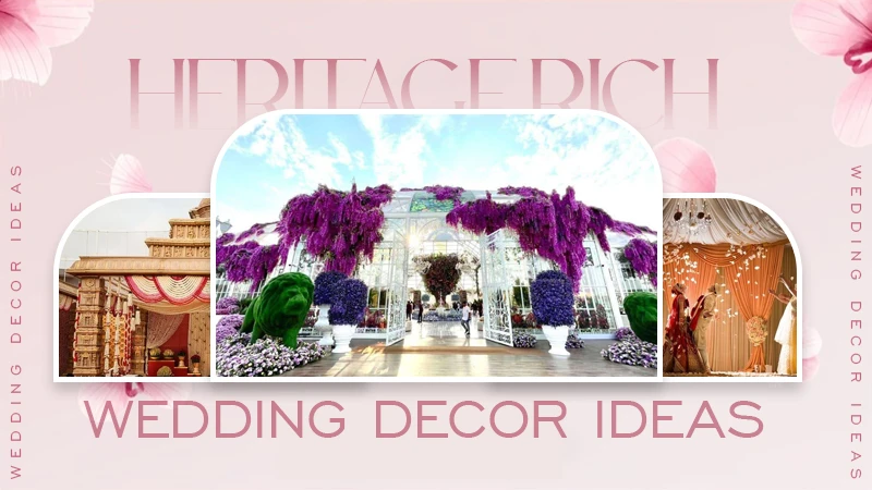 heritage rich wedding decor ideas