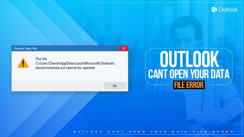 outlook cant open your data file error