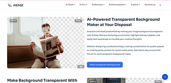 Alternative Tools for Transparent Backgrounds